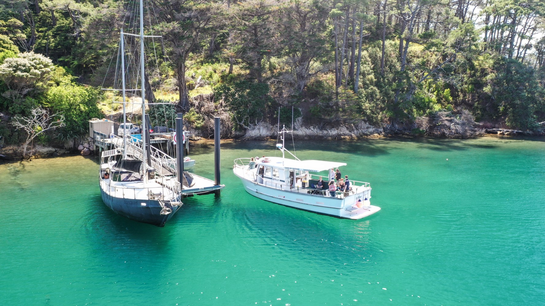 a boat that is floating in the water